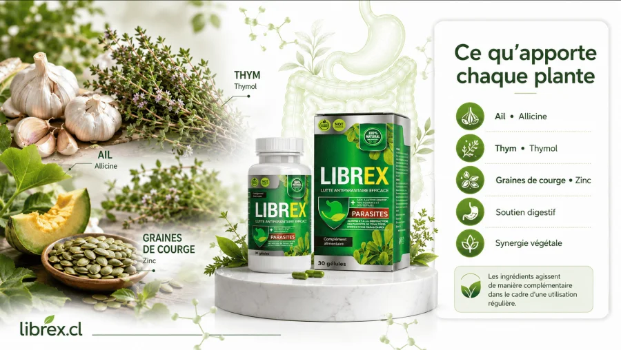 Librex — ce qu'apporte chaque plante de la formule détox