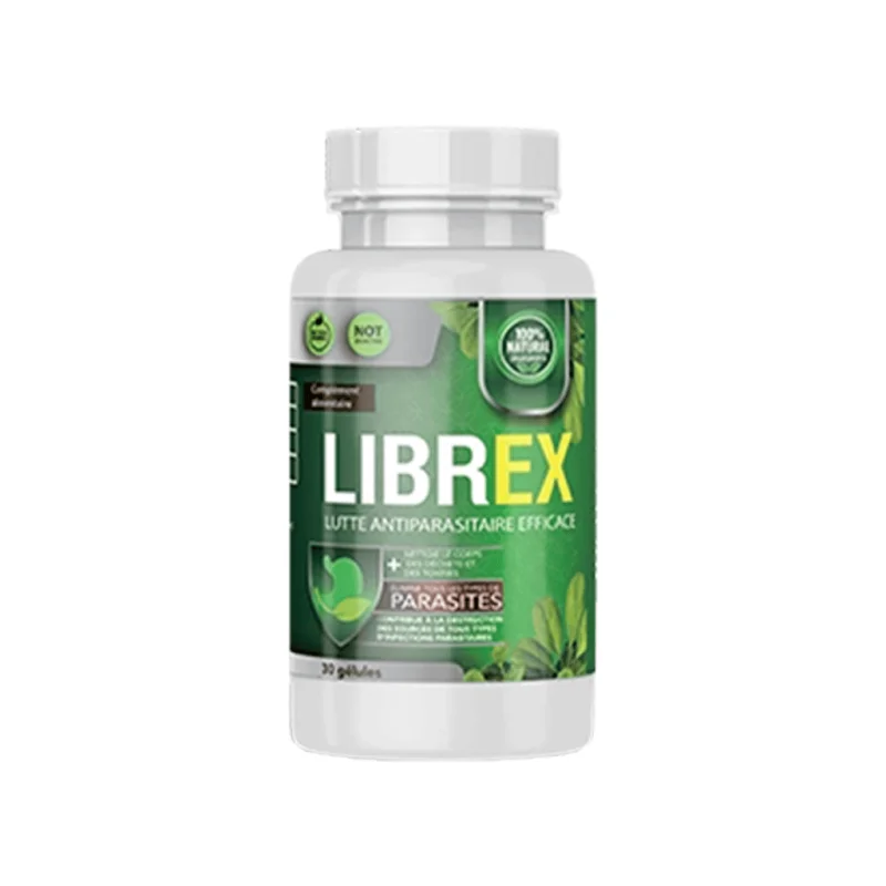 Librex, gélules détox de confort digestif en Côte d'Ivoire, flacon de 30 gélules